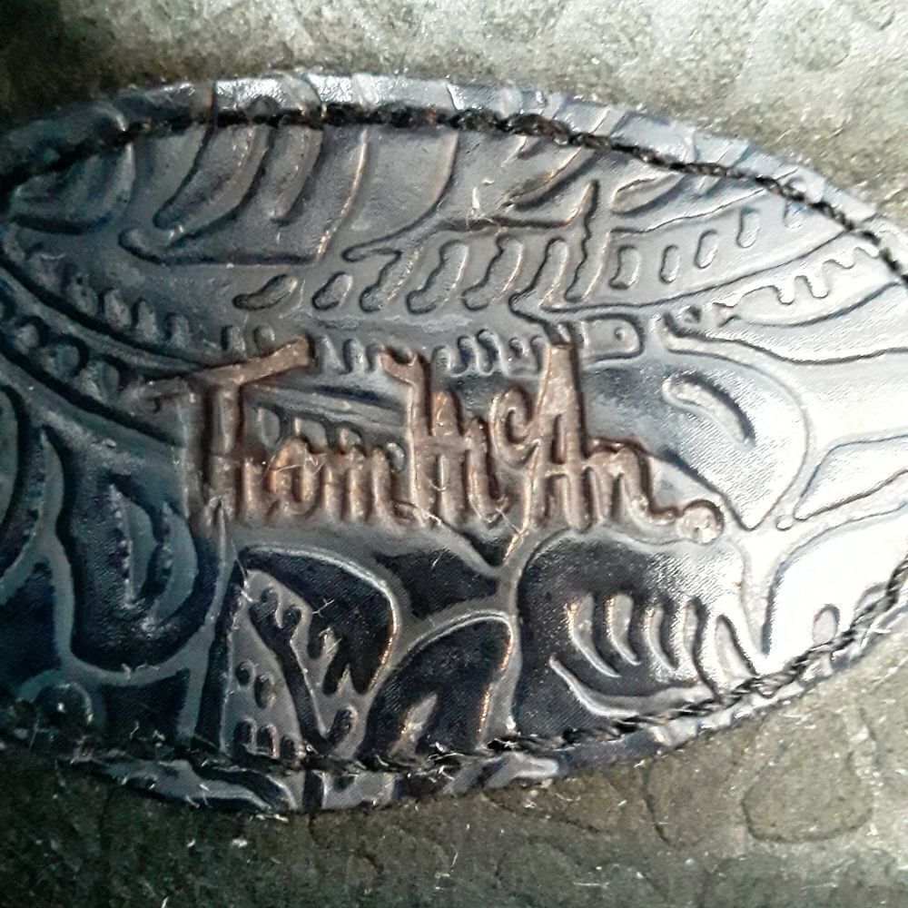 Thom McAn Leather Women's Loafers Navy Blue Color Size 8 - Picture 7 of 8